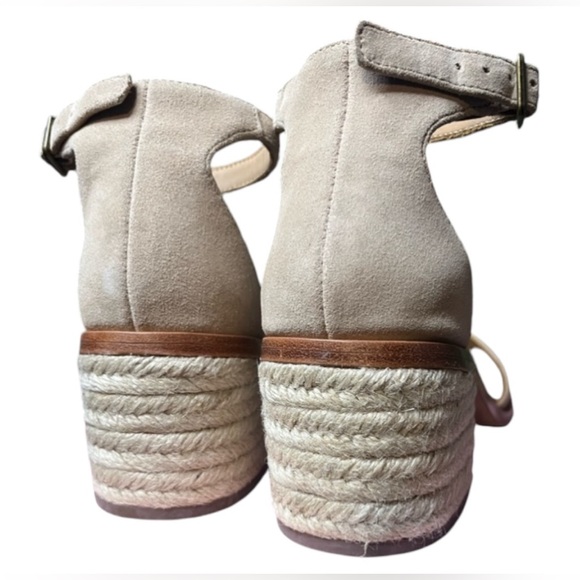 Soludos Capri mid ankle strap block wicker heel!🔥🔥 size 7.5 NEW IN BOX🔥 - Picture 11 of 12